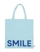 Dl Tote Bag Design Letters Blue