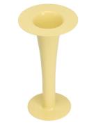 Trumpet. 2-In-1 Vase & Candle Holder Design Letters Yellow