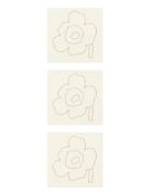 Piirto Unikko Napkin 3 Pcs Marimekko Home Cream