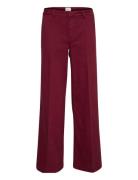 Laramw 149 Wide Pant My Essential Wardrobe Burgundy