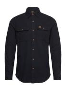 Flannel Workwear Shirt Superdry Black