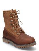 Timberland Authentic Mid Warm Lined Waterproof Boot Dark Brown Timberl...