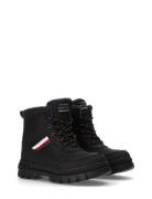 Tommy Hilfiger Faux Fur Ankle Boots Tommy Hilfiger Black