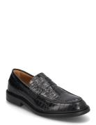 Slhcarter Leather Low Penny Loafer Selected Homme Black