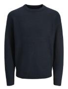 Jorollie Knit Crew Neck Jnr Jack & J S Navy