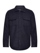 Brushed Overshirt French Connection Navy