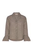 Louana - Pyjama Shirt Etam Beige