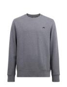 Cal Crew Neck Sweat J. Lindeberg Grey