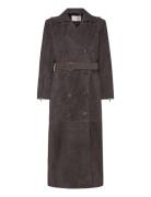 Samanthagz Long Jacket Gestuz Brown