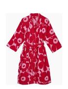 Unikko 2 Bathrobe Marimekko Home Red