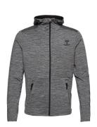 Hmlaston Zip Hoodie Hummel Grey