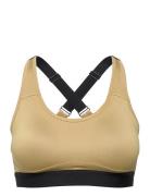 Padded Crossback Bra Stay In Place Green