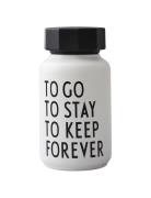 Thermo/Insulated Bottle Small Special Etd. Design Letters White