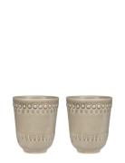 Daisy Mug 2-Pack PotteryJo Beige