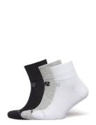 Performance Cotton Flat Knit Ankle Socks 3 Pack New Balance White