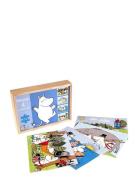Moomin 4 Wooden Puzzles In A Box Barbo Toys Patterned