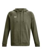 Ua Rival Fleece Fz Hoodie Under Armour Khaki