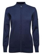 Ladies Windbreaker Full-Zip BACKTEE Navy