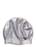 Plain Moulded Silic Cap Speedo White