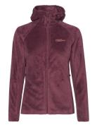 Rotwand Hooded Fz W Jack Wolfskin Burgundy