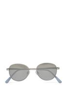 Aviator Frame Sunglasses Mango Silver