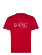 Peak Graphic T M Jack Wolfskin Red