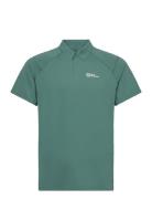 Prelight Chill Polo M Jack Wolfskin Green