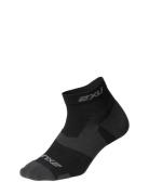 Vectr Light Cushion 1/4 Crew Socks 2XU Black