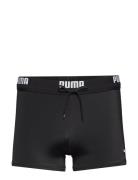 Puma Swim Men Logo Swim Trunk 1P Puma Swim Black