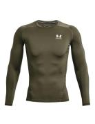 Ua Hg Armour Comp Ls Under Armour Khaki