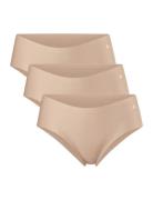 Women's Invisible Hipster 3-Pack Danish Endurance Beige