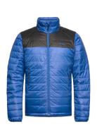 Røros Box Down Light Jacket Strong Blue/Solid Charcoal L Bergans Blue