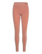 Hmlci Seamless Mid Waist Tights Hummel Pink