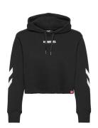 Hmllegacy Woman Cropped Hoodie Hummel Black