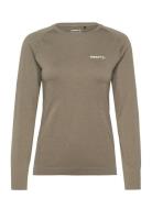 Core Dry Active Comfort Ls W Craft Khaki