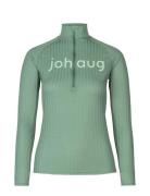 Rib Tech Half Zip Johaug Green