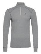 Odlo Bl Top Turtle Neck L/S Half Zip Active Warm Odlo Grey