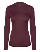 Odlo Bl Top Crew Neck L/S Active Warm Odlo Burgundy