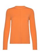 Delight Crew Neck Long Sleeve Casall Orange