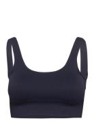 Navy Ribbed Seamless Bra Aim´n Blue