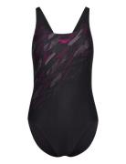 Womens Hyperboom Placement Muscleback Speedo Black