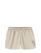 Womens Active Globe Shorts Cuera Beige