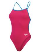 Solid Vback Speedo Pink