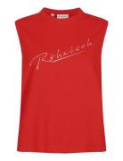 Cotton Retro Top Röhnisch Red