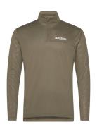 Terrex Multi Half-Zip Long-Sleeve Top Adidas Terrex Green