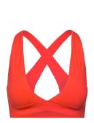 V-Neck Crossback Bikini Top Casall Red