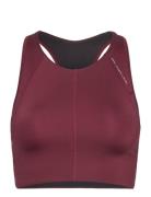 Iconic Wool Lined Sports Bra Casall Burgundy