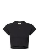 W Lng Rib Tee Adidas Sportswear Black