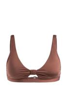 Silky Island Elongated Bra Roxy Brown