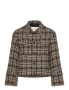 Checked Tweed Blazer Jacket GANT Black